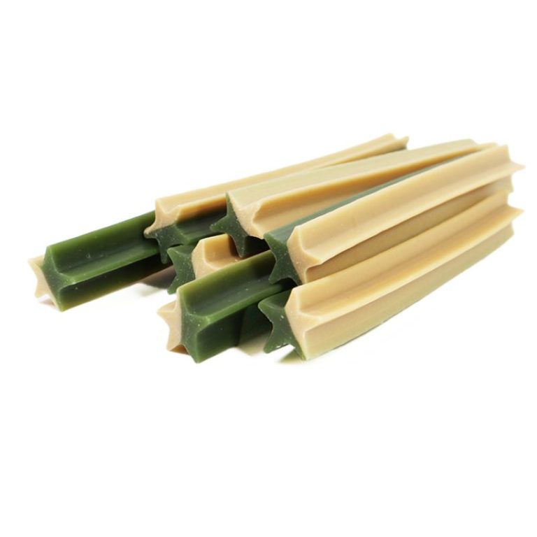 Grain Free Dental Sticks Dual Flavor Vegetarian Dog Treats for Teeth