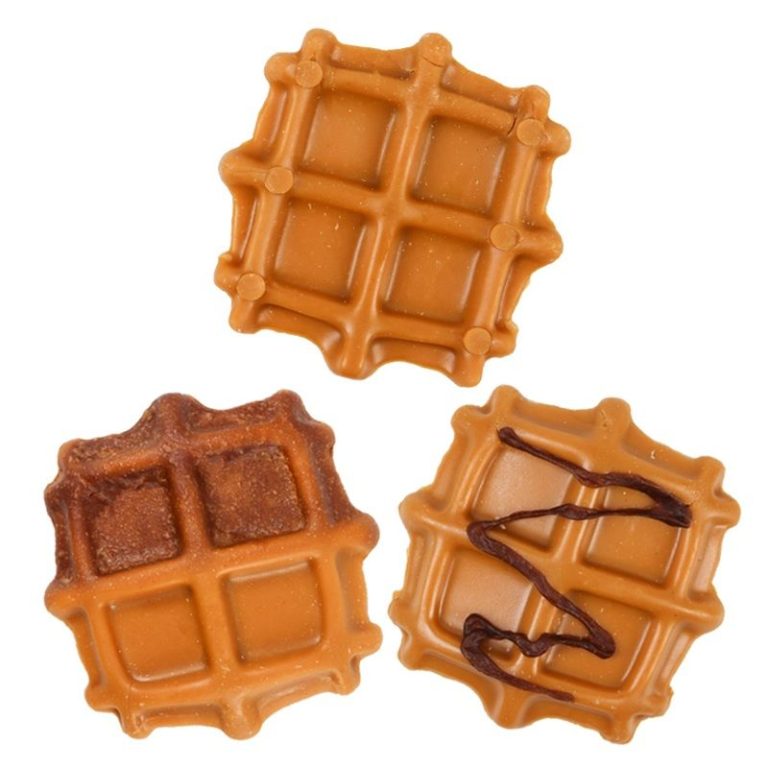 Dog Waffles Chicken and Carob Baked Dog Biscuits