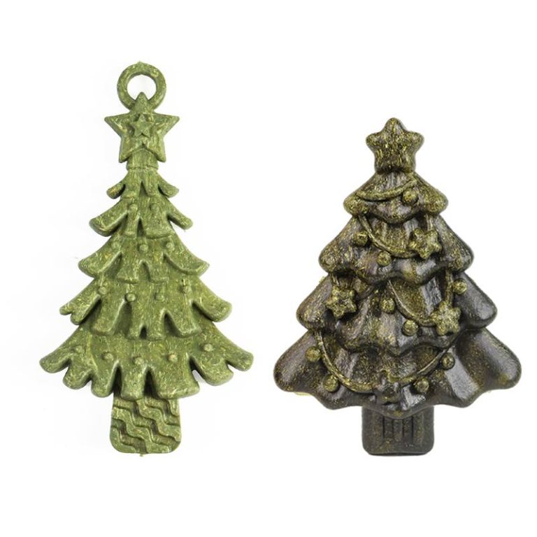 Christmas Tree Natural Timothy Small Animal Nibblers, Guinea Pig Hamster Chinchilla Rat Chew Treats