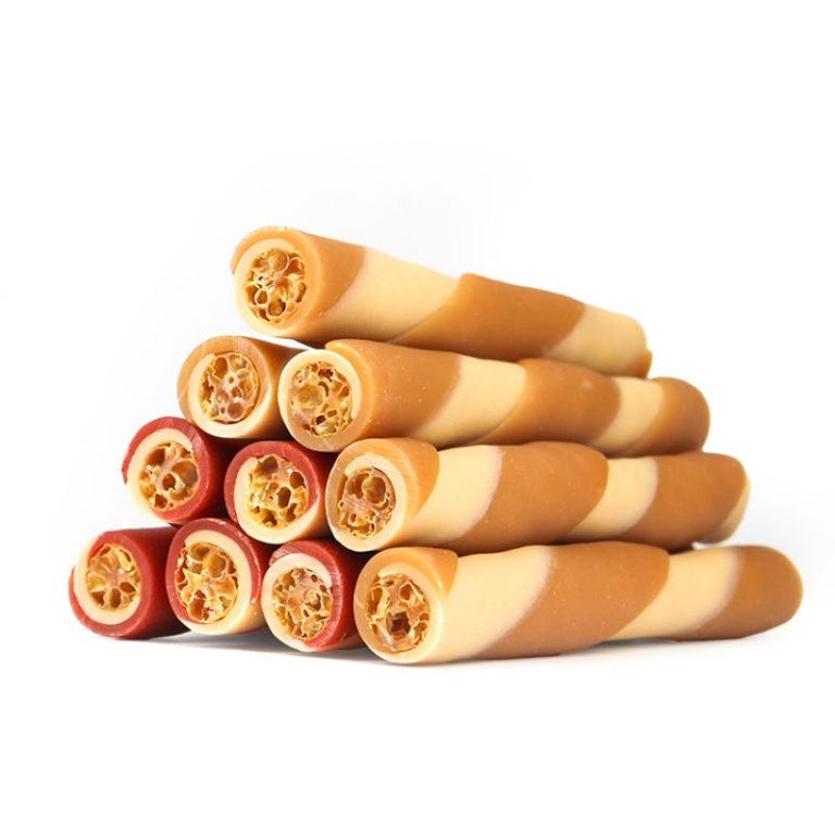 Dual Flavor Twist Stick Dog Treats, Peanut Butter and Smoked Flavor