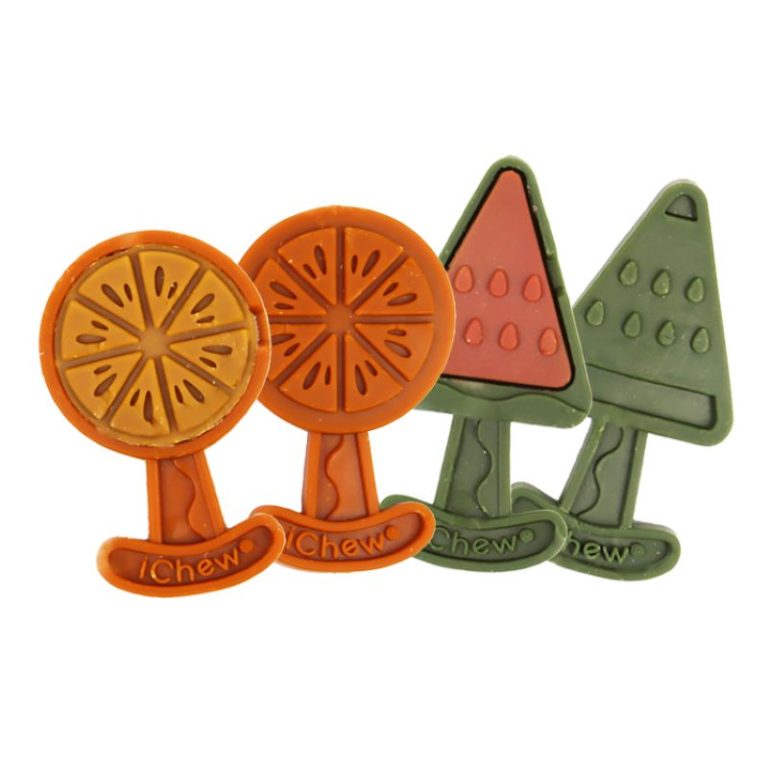 Orange Watermelon Lollipops for Dogs