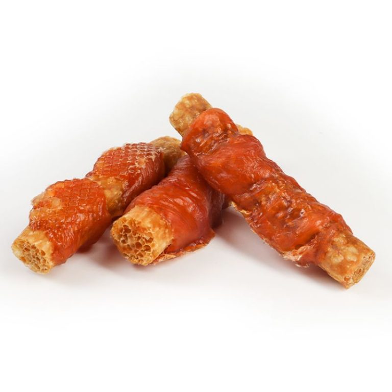 Puffed Meaty Sticks with Chicken Wrapped, Soft and Chewy Dog Treats
