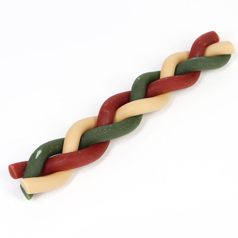 Braided Sticks for Dogs, Triple Flavor Rawhide Free Chews
