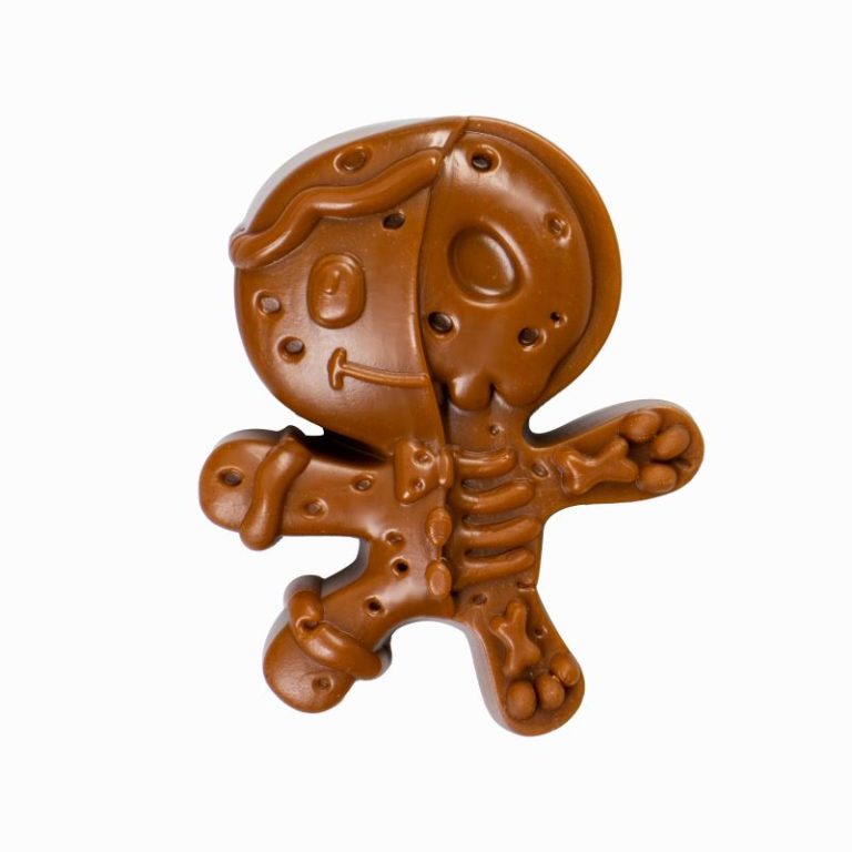 Gingerbread Dog Treats Halloween Canine Cookies with Pumpkin Carrot