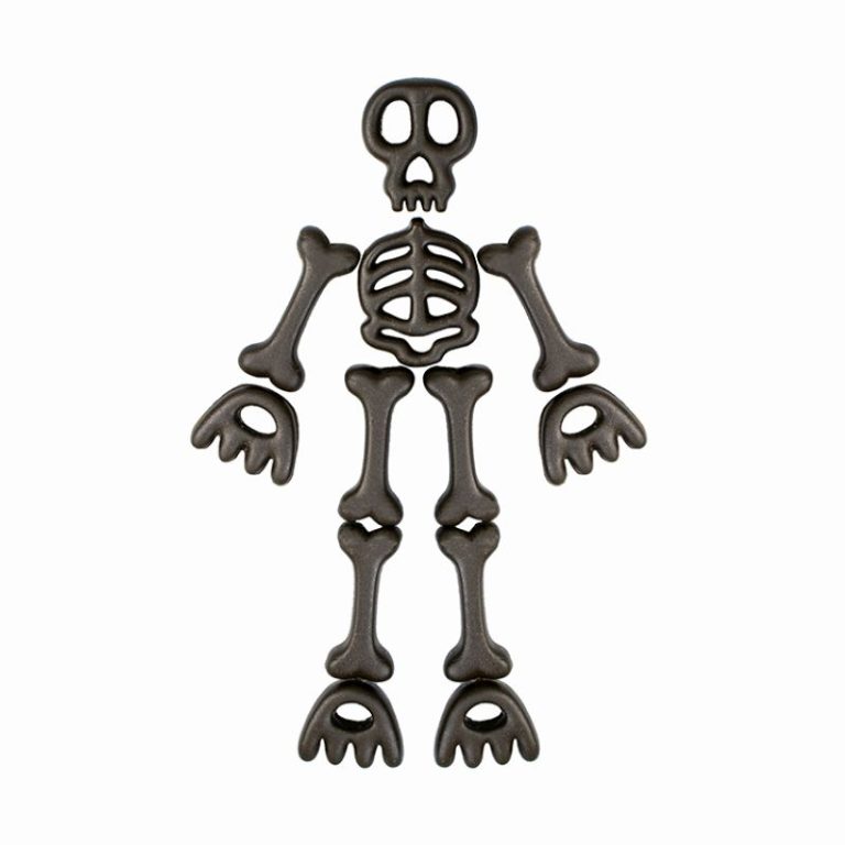 Grain-Free Halloween Dog Treats in assorted skeleton bone shapes