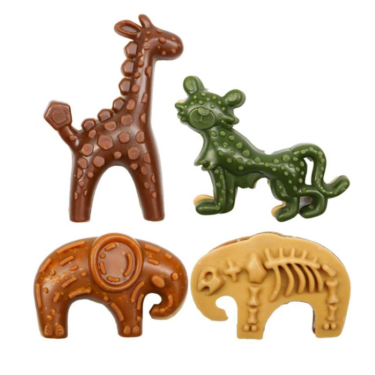 Puppy Dental Chews, Fresh Breath Dog Treats, Jungle Animal Shape