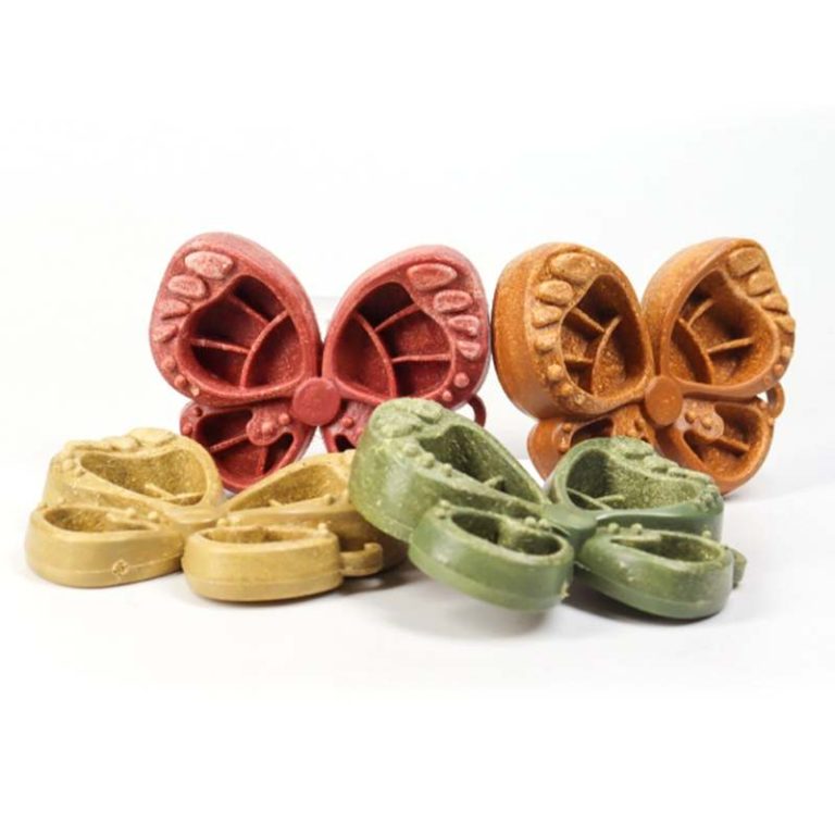 Butterfly Shaped Edible Small Pet Feeder, Rat Hamster Food Bowl for Foraging and Chewing