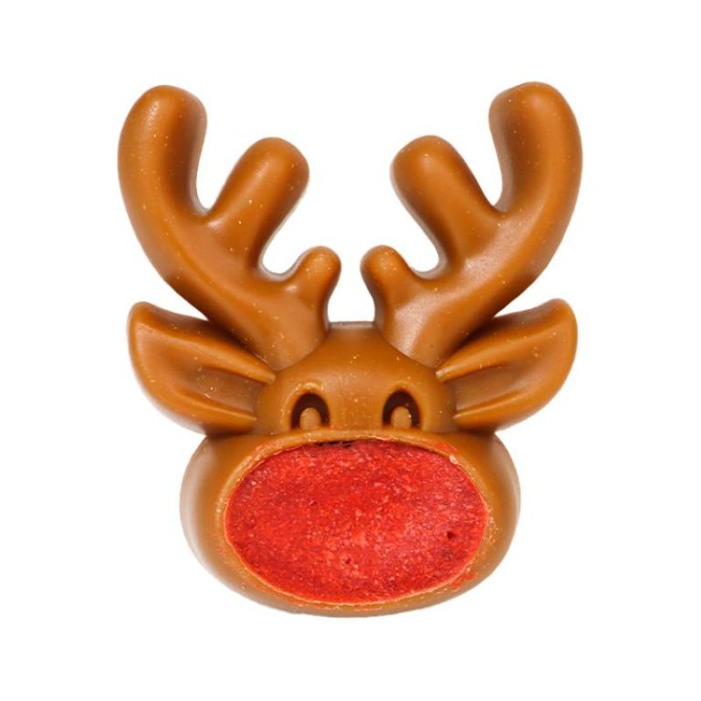 Elk Dog Chew Treats with Duck Venison Filled for Holiday Snacking